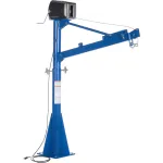 Free Standing Jib Cranes with Powered Winch