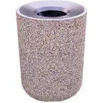 Decorative Concrete Trash Cans