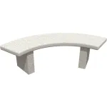 Concrete Curved Benches