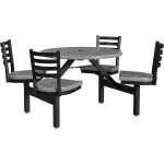 Fiberglass Picnic Tables with Swivel Seats