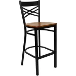Cross Back Bar Stools