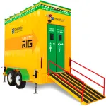 Fully Enclosed Powertable Eyewash Trailer