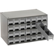 Akro-Mils Steel Small Parts Storage Cabinet 19228 - 17&quot;W x 11&quot;D x 11&quot;H w/ 28 Gray Drawers