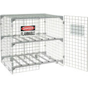 Global Industrial™ Horizontal 6 Cylinder Storage Cabinet, Manual Close