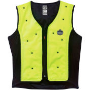 Ergodyne® 12675 Chill-Its® 6685 Dry Evaporative Cooling Vest, Lime, XL