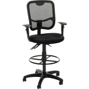 OFM Core Collection Comfort Series Ergonomic Task Chair with Drafting Kit, in Black (130-AA3-DK-A05)