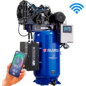 メンテナンス AIR COMPRESSOR EMAX 10 HP 80 gal. 2-Stage Industrial V4 Pressure Lubricated