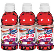 Ocean Spray 100% Juice, Cranberry Grape, No Sugar Added, 10 Oz, 6/Pack