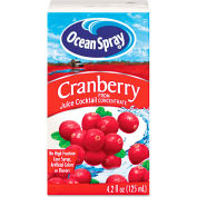 Ocean Spray Aseptic Juice Boxes, Cranberry, No High Fructose, 4.2 Oz, 40/Carton
