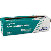 Reynolds Wrap® Metro Light-Duty PVC Film Roll w/Cutter Box, 18" x 2000 Ft., Clear
