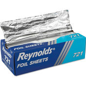 Reynolds Wrap® Pop-Up Interfolded Aluminum Foil Sheets, 12 x 10 3/4, Silver