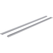 Wide Span Rack 96"W x 36"D x 96"H With 3 Shelves Wire Deck 800 Lb Capacity Per Level - Gray