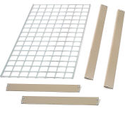 Global Industrial™ Bulk Rack Shelf Wire Deck 36"W x 24"D Tan