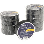 Shurtape EV 057B Black Electrical Tape, EV 57 3/4" X 66', 7 mil, Black - Pkg Qty 10