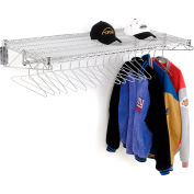 Interion Coat Rack Interion® Wall Mounted Coat Rack - Silver | 695313 - GLOBALindustrial.com