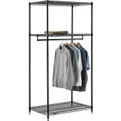 Free Standing Clothes Rack - 3 Shelf - 36"W x 24"D x 74"H