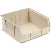 Akro-Mils® AkroBin® Plastic Stack & Hang Bin, 11"W x 10-7/8"D x 5"H, Stone - Pkg Qty 6