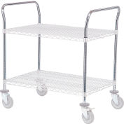 Nexel® AH18C Chrome Utility Cart Handle 18" (Priced Each, In A Package Of 2) - Pkg Qty 2