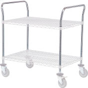 Nexel® AH24C Chrome Utility Cart Handle 24" (Priced Each, In A Package Of 2) - Pkg Qty 2
