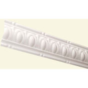 Great Lakes Tin 48" Huron Tin Crown Molding in Antique White - 195-02