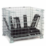 Global Industrial Folding Wire Container 48"L x 40"W x 42-1/2"H 4000 Lb. Capacity