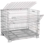 Global Industrial 32 X 20 Folding Wire Container Accessory Lid-Hinged