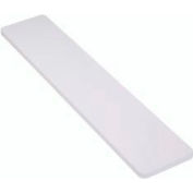 Cantilever Plastic Laminate Shelf For Euro Bench Uprights - 48"W x 12"D - White
