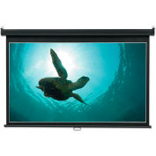 Quartet® Wide Format Wall Mount Projection Screen, 65" x 116", White Matte