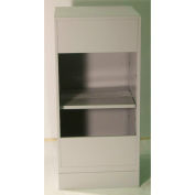 Fenco Corner Teller Pedestal Cabinet S-226-A - 19"W x 19"D x 38-1/2"H Champagne