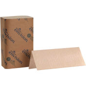 GP Envision Brown Singlefold Paper Towels, 250 Towels/Pack, 16 Packs/Case - 23504