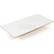 Global Industrial® Additional Shelf for Boltless Shelf Truck, 48"L x 24"W, White