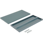 Global Industrial™ Additional Shelves for 36"W x 24"D Storage Cabinet - Gray