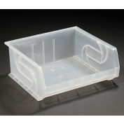 LEWISBins Plastic Stacking Bin PB1416-7CLEAR - 16-1/2"W x 14-3/4"D x 7"H, Clear - Pkg Qty 6