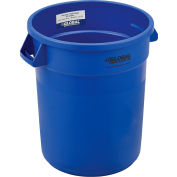 Global Industrial™ Plastic Trash Can - 20 Gallon Blue