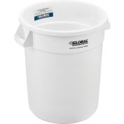 Global Industrial™ Plastic Trash Can - 20 Gallon White