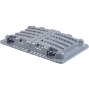Global Industrial™ Lid for 1/2 Cu. Yd. Plastic Recycling Tilt Truck, Gray