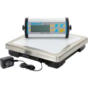 Global Industrial NTEP Mobile Bench Scale w/ Backrail, LED Display, 1,000 lb x 0.2 lb 412666