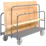 Global Industrial™ Panel, Sheet & Lumber Truck with Carpeted Deck 1200 Lb. Capacity
