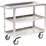 1 Unit Jamco Stainless Steel Service Cart / 48L x 35H x 24W 1 Unit Jamco Stainless Steel Service Cart / 48L x 35H x 24W