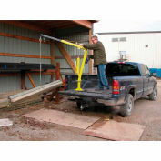 Steel Winch Operated Pickup, Trailer & Truck Jib Crane, 1000 Lb. Capacity