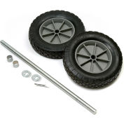 Global Industrial™ Universal 8" Mold-On Rubber Hand Truck Wheel Kit