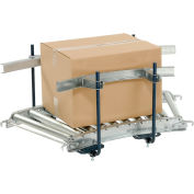 Steel Guard Rail Kit (Pair) for Omni Metalcraft 45 Degree Curved Roller Conveyor