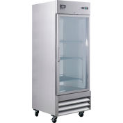 Nexel® Reach In Freezer, Glass Door, 23 Cu. Ft.