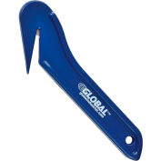 Global Industrial Stretch Wrap Film Cutter, Blue, 6/Pack