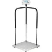 Health O Meter 402KL Eye Level Beam Physician Scale 390 x 1/4lb / 180kg x  100g W/ Height Rod