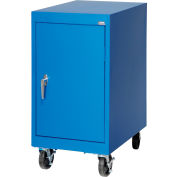 Sandusky Mobile Work Height Storage Cabinet TA11182430 Single Door - 18x24x36, Blue