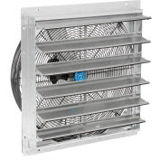 Continental Dynamics® Direct Drive 24" Exhaust Fan W/ Shutter, 2 Speed, 7000 CFM, 1/4HP, 1Phase
