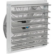 Continental Dynamics® Direct Drive 30" Exhaust Fan W/ Shutter, 2 Speed, 8000 CFM, 1/4HP, 1Phase