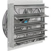 Continental Dynamics® Direct Drive 18" Exhaust Fan W/ Shutter, 1 Speed, 5250CFM, 1/8 HP, 1Phase