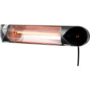 Global Industrial® Infrared Patio Heater w/Remote Control, Wall/Ceiling Mount, 1500W